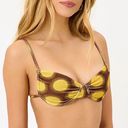 Frankie’s Bikinis Frankies Bikinis Maggie Terry Underwire Bikini Top in Golden Sun Print Photo 1
