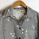 Cabin creek  Floral Short Sleeve‎ Button Down Shirt Size Large Photo 2