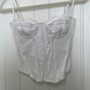 Urban Outfitters Cropped Lace Corset Top Photo 1