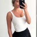 Vuori  White Daily Squareneck Tank XS Photo 0