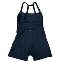 Gap  Fit Women’s Size S Athletic Power Romper Solid Black Stretch Yoga Sporty Gym Photo 1