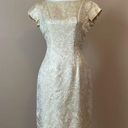 JAY HERBERT | Vintage Metallic Gold Baroque Open Back Cocktail Dress Sz M Size M Photo 0