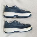 Lower East Side  Blue Suede Leather Shoes, Size 10 Photo 7