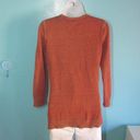 Elizabeth and James Textile  Orange Cotton Sweater Size S Photo 6