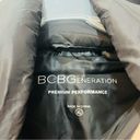 BCBGeneration NWT BCBG Generation Women’s Quilted Winter Puffer Coat W/ hood black size XL Photo 3