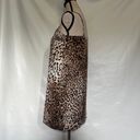 re:named  Leopard Slip Dress Size S Mini Brown Black Spaghetti Straps New D1818 Photo 3