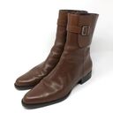 Ralph Lauren LAUREN by  brown leather booties Photo 0