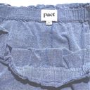 Pact  Women’s Organic Cotton Pull On Cropped Chambray Pants size XL Photo 3