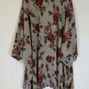 Audrey 3+1  Grey & Rose Short Sleeve Open Cardigan OS Photo 1