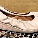 FitFlop  F-Pop Ballet Flats Slip On Almond Toe Casual Leather Beige Cream 40 9.5 Photo 1