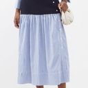 STAUD  Miley Skirt Blue Stripe, XL Photo 2