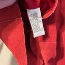 Peter Nygard NYGARD Red Suede Leather Jacket Size 14 Photo 6