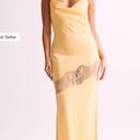 Meshki Yellow Lace Dress Photo 0