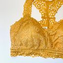 Maurice's  Yellow Eyelet Lace Racerback Pullover Padded Bralette Photo 2