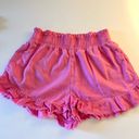 Aerie Pink Ruffle Shorts Photo 1