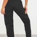 Pretty Little Thing  Black High Rise Jean Size 6 Tall Photo 1