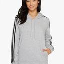 Adidas  Womens Athletics Essential Cotton Fleece 3 Stripe Pullover Hoodie Size XL Photo 7