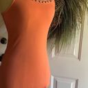 Ruby  Sky salmon/peachy/coral/orange color sleeveless halter style tank top Photo 1