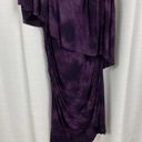 Young Fabulous and Broke  YFB Purple Watercolor One Shoulder Ruched Mini Dress Sz.M Photo 8
