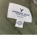 American Eagle  Outfitters Tencel Bomber Jacket in Olive Green Size Large Photo 7