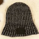 Love Your Melon  Black and White Slouchy Beanie Photo 0