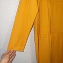 Nasty Gal NWT  Mustard Long Sleeve Tiered Smock Dress Size 22 Photo 1