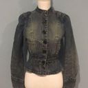 Marc Jacobs  Cropped Button Down Denim Jacket, Size 2 Photo 0