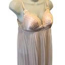 Linea Donatella  Bridal Honeymoon  Chemise Pale Pink Pleated Bodice Bra Top M Photo 1