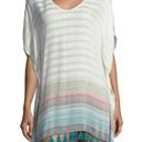 PilyQ  Copper Adriana Tassel Tunic multi-stripe swim coverup NWT Photo 4