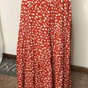 Tangerine Fashion  spotted boho maxi skirt size medium Photo 0