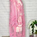 LC Lauren Conrad Lauren Conrad Pink Lace Kimono Photo 8