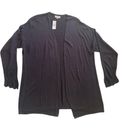 The Loft  Outlet Cardigan Sweater Gray Purple Long Sleeve Open Front Size XXL NEW Photo 5