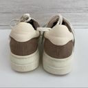 Joie  Brown Suede Platform Lace Up Fashion Sneakers Photo 6