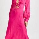 Farm Rio NEW NWT  Pink Cutout Maxi Dress Photo 0