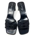 Via Spiga  black leather and suede slides, made in Italy, size 6.5 Photo 3