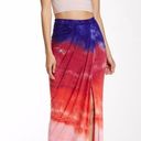 Young Fabulous and Broke NWT  Kit in Purple Rainbow Asymmetrical Wrap Maxi Skirt XS Photo 4