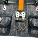 Christian Dior Vintage  Grey Denim Monogram Handbag Photo 1