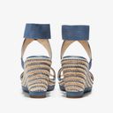 Cole Haan Cole Hann Cloudfeel Espadrille Wedge Sandal Blue Women’s Size 9 Photo 2