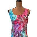 Cache  Floral Sequined Tank Size Small Photo 0