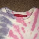 n:philanthropy  Kojak Twist Swirl Tie Dye Pullover Crew Neck Sweatshirt Pink S Photo 4