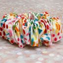 CHUBBY Scrunchie Rainbow Splash Thick Scrunchie Hair Tie Hair Accessories Multiple Photo 0