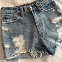 Abercrombie & Fitch Distressed Annie High Rise Shorts Photo 3