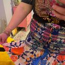 Tracy Reese Plenty Smocked Multicolored Skirt Photo 1