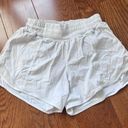 Lululemon White Hotty Hot Shorts 4” Photo 0