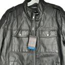 Marc New York  Black Vegan Leather Jacket nwt Photo 1