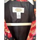 Talbots Vintage  100% Cotton Floral Go Anywhere Jacket blazer button up size 8 Photo 4