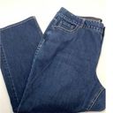 Lane Bryant  Womens High Rise Tighter Tummy Tech Straight Jeans Dark Wash Size 24 Photo 0