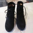 Via Spiga  Fedora Black Suede Booties - Sz 8 Photo 1