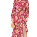 Rococo  Sand Chloe Wrap Maxi Dress in Pink XLarge Womens Long Gown Photo 0