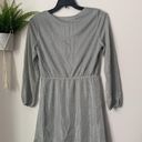 BB Dakota NWT  Steve Madden “Lana” Metallic Silver Long Sleeve Cocktail Dress Photo 8